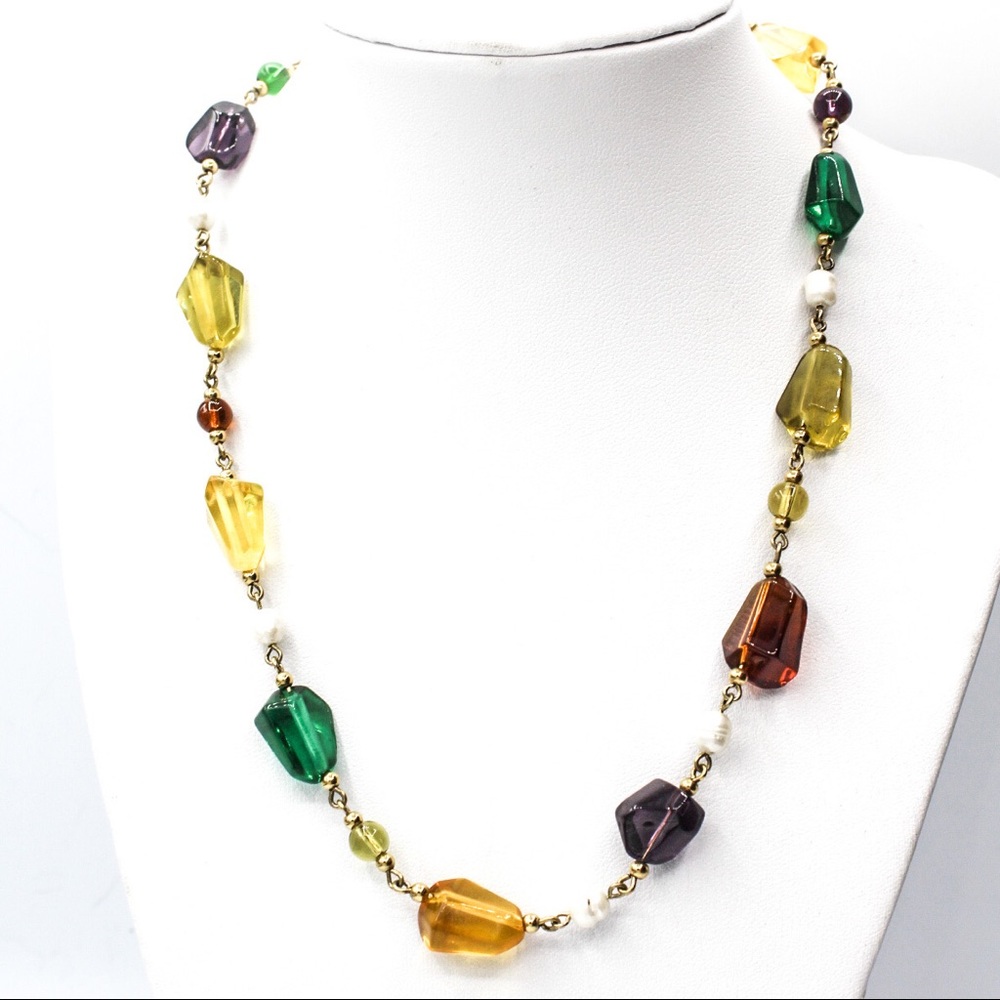 Ralph Lauren Vintage Colorful Beaded Necklace